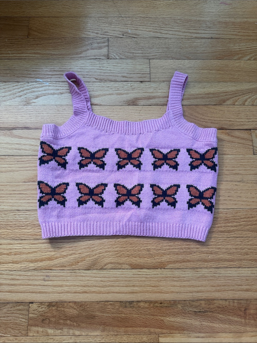 NWOT Levi’s Butterfly Knit Crop Tank